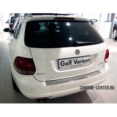 Накладка на задний бампер VW GOLF 6 VARIANT бренд – Avisa главное фото